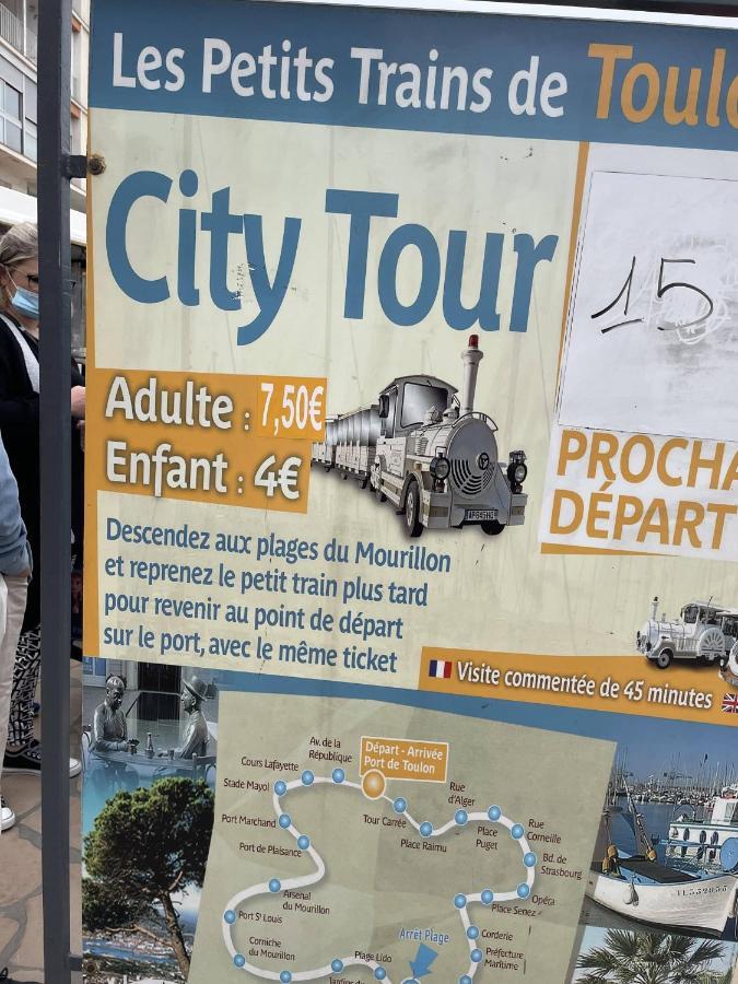 Appartement Mignon Calme Douillet Ascenseur Clim Etage Eleve Proche Parking Et Toutes Commodites Au Coeur Du Toulon Historique Exterior foto